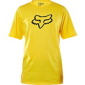 Tee Shirt FOX LEGACY FOXHEAD SS TEE YELLOW