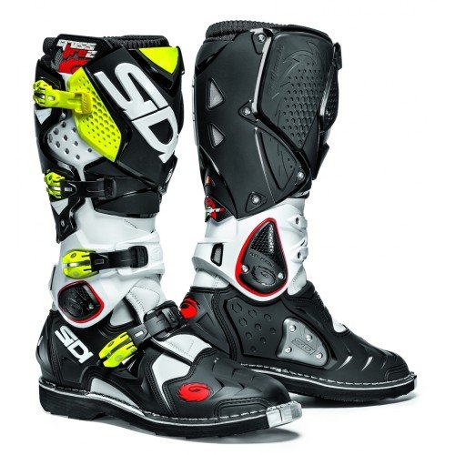 Stivali SIDI CROSSFIRE 2 BIANCO/NERO/GIALLO FLUO