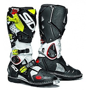 Stivali SIDI CROSSFIRE 2 BIANCO/NERO/GIALLO FLUO