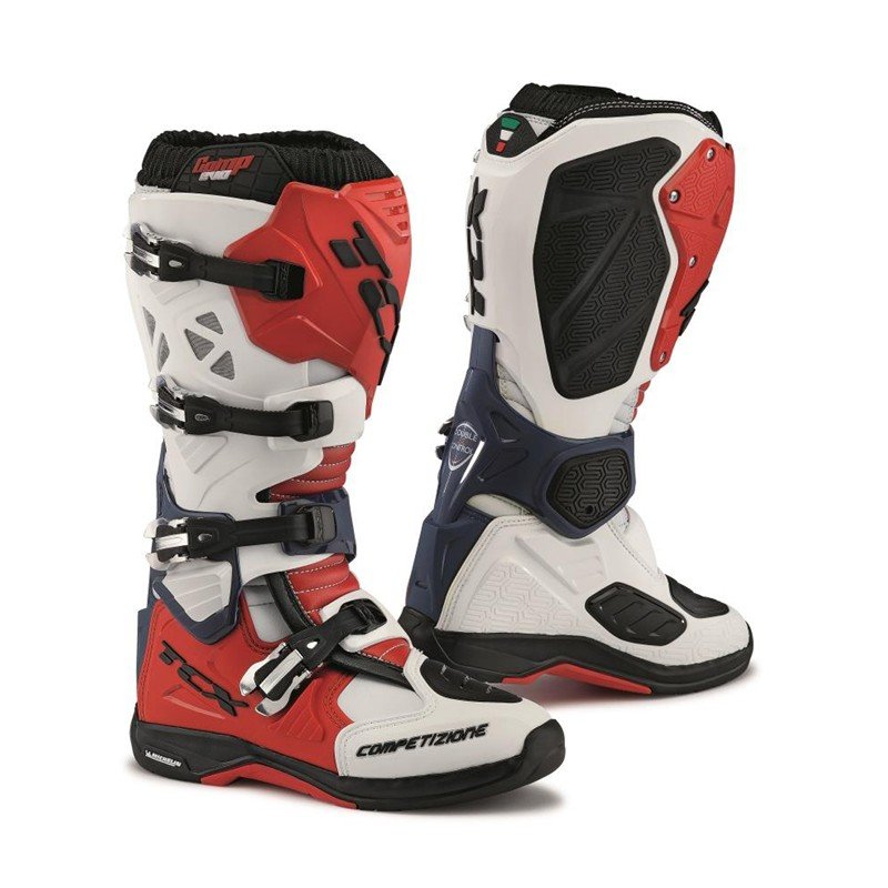 Stivali TCX COMP MICHELIN BIANCO/ROSSO/BLU