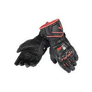 Guanti DAINESE DRUIDS D1 LONG NERO/NERO/ROSSO FLUO