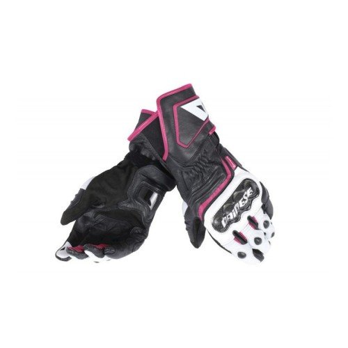 Guanti DAINESE CARBON D1 LONG LADY NERO/BIANCO/FUXIA