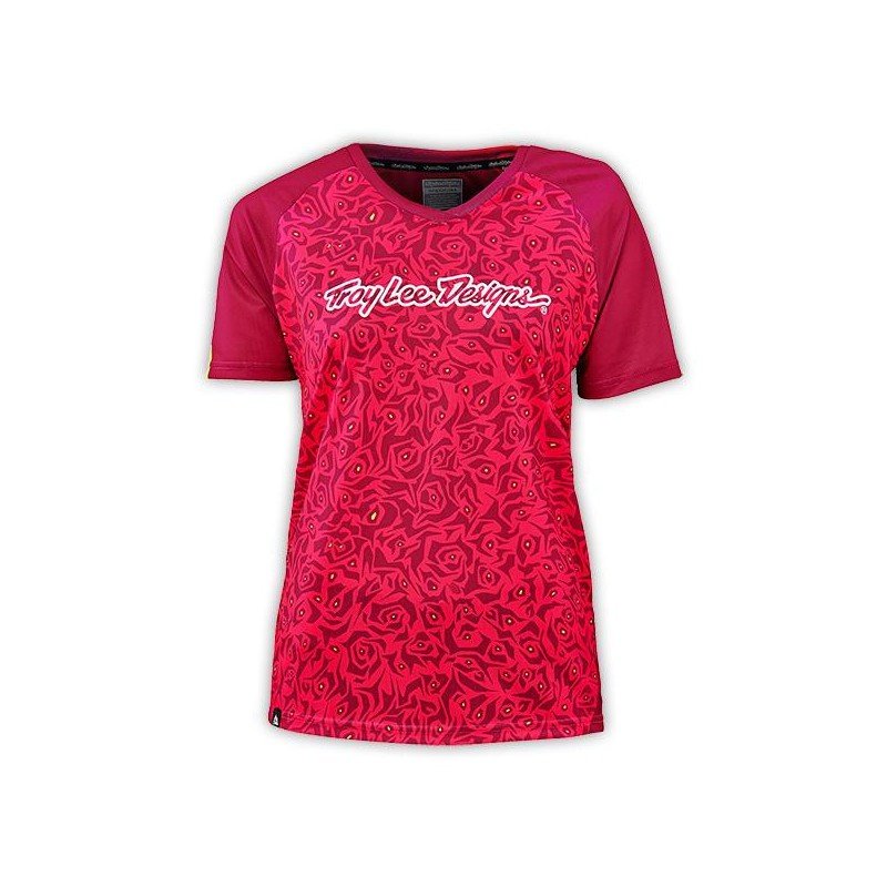 Maglia TROY LEE WOMEN SKYLINE EVIL FLO PINK