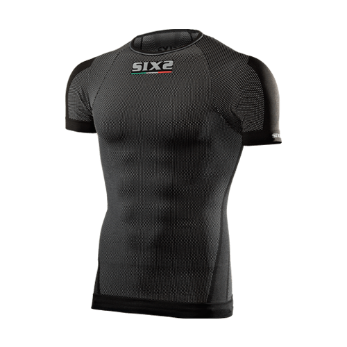 Maglia SIXS TS 1 intimo manica corta NERO