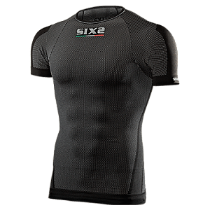 Maglia SIXS TS 1 intimo manica corta NERO
