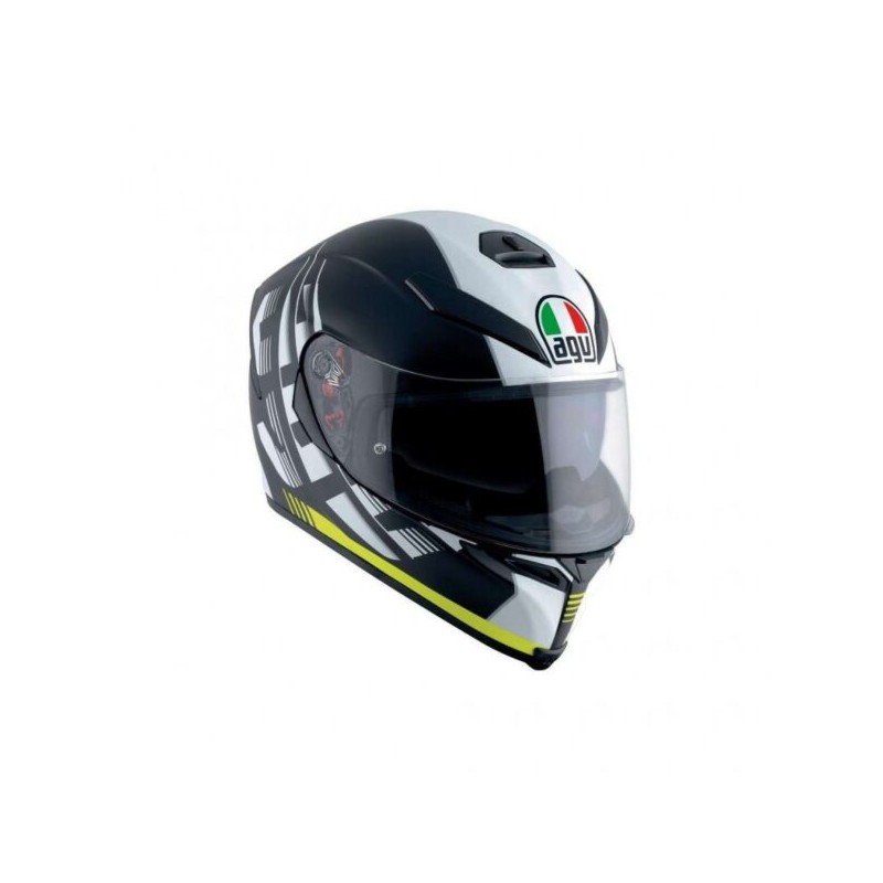 Casco AGV K-5 MULTI PLK DARKSTORM BLACK/YELLOW