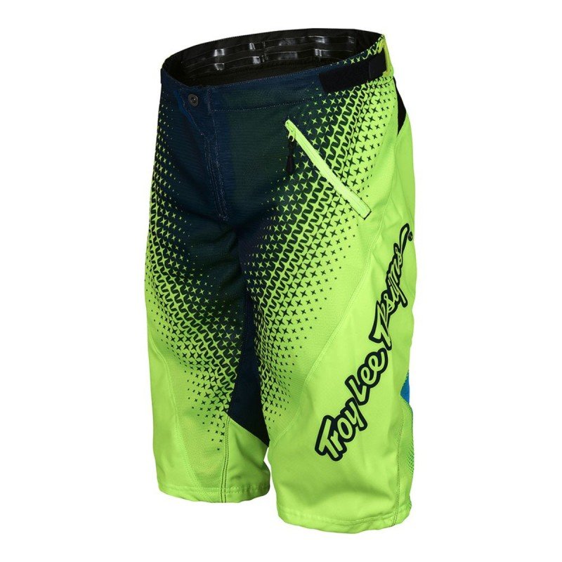 Short TROY LEE SPRINT STARBURST FLO YELLOW