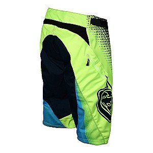 Short TROY LEE SPRINT STARBURST FLO YELLOW