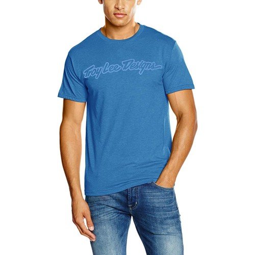 Tee Shirt TROY LEE SIGNATURE HEATHER ROYAL BLUE