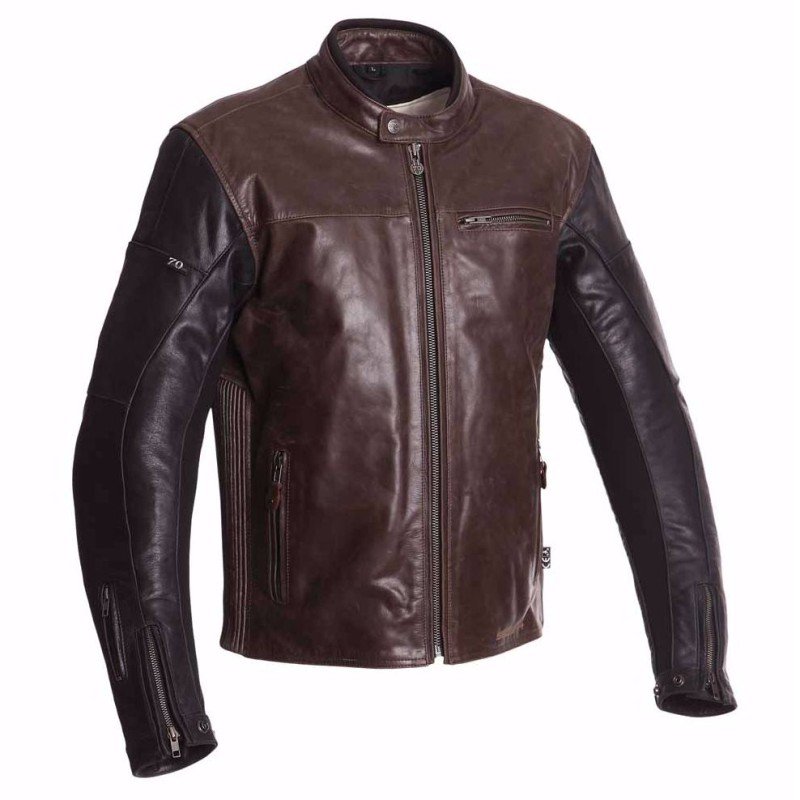Giubbotto Pelle SEGURA NOVA MARRONE/NERO