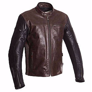 Giubbotto Pelle SEGURA NOVA MARRONE/NERO