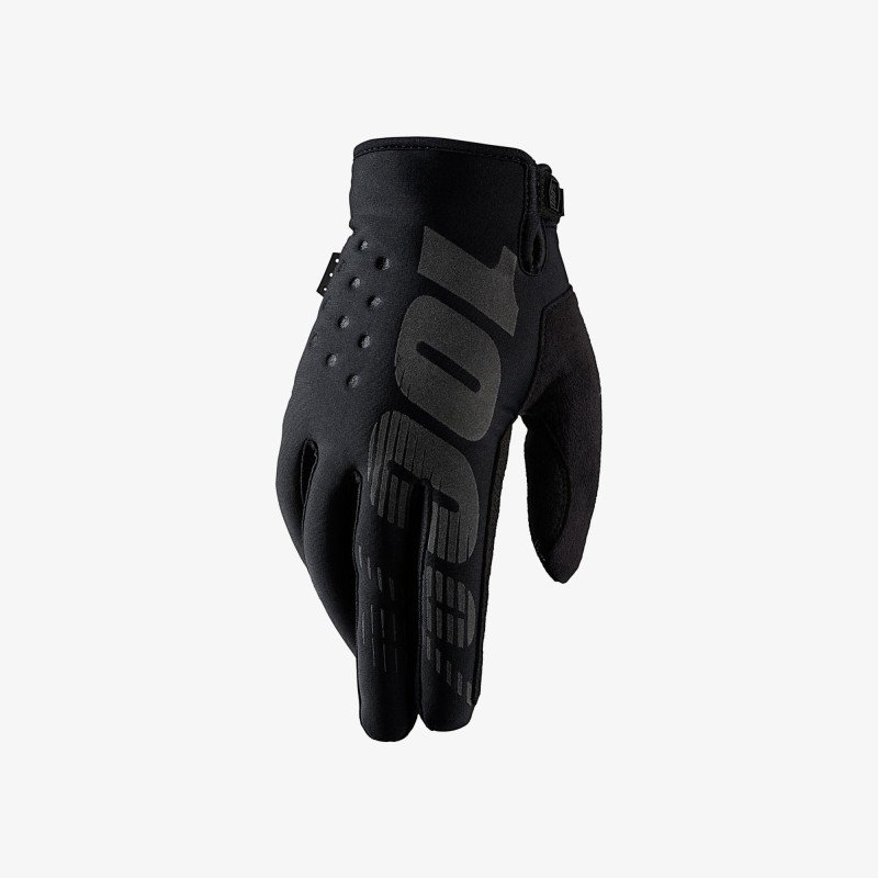 Guanti 100% BRISKER BLACK