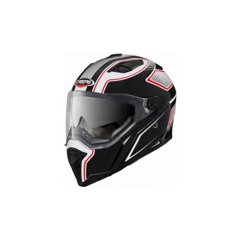 Casco CABERG STUNT BLADE WHITE/BLACK/RED