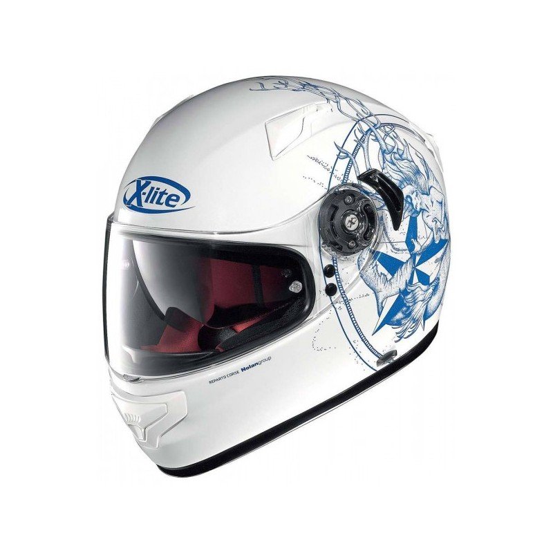 Casco XLITE X661 SIRENE WHITE/BLU