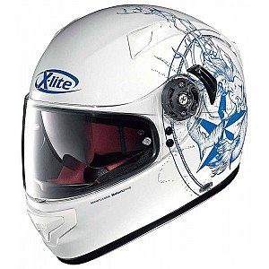Casco XLITE X661 SIRENE WHITE/BLU