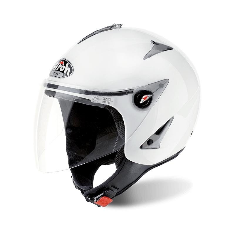 Casco AIROH JT WHITE GLOSS