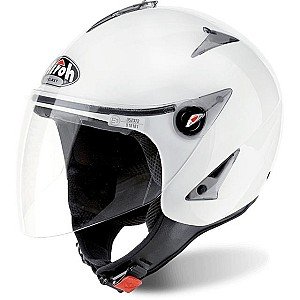 Casco AIROH JT WHITE GLOSS