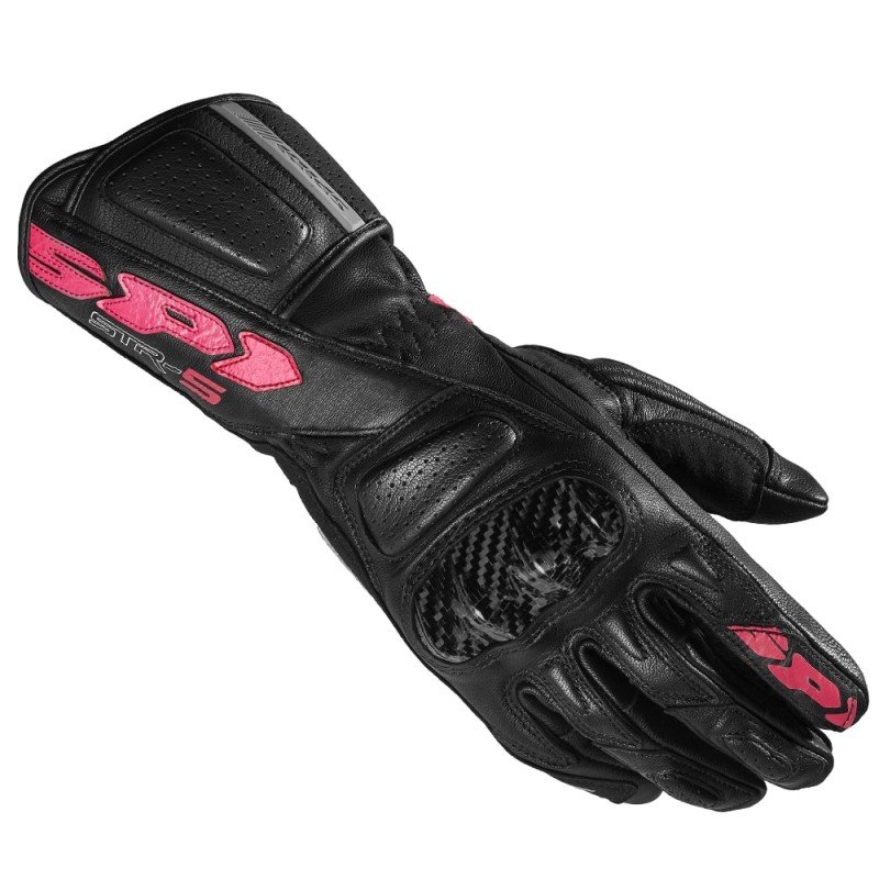 Guanti SPIDI STR5 LADY NERO/FUCSIA