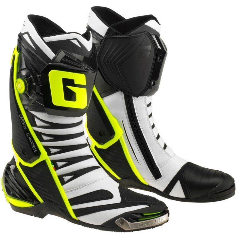 Stivali GAERNE GP1 EVO WHITE/BLACK/YELLOW