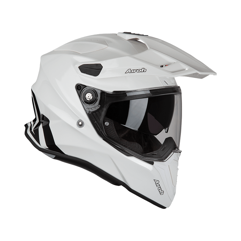 Casco AIROH COMMANDER COLOR WHITE GLOSS