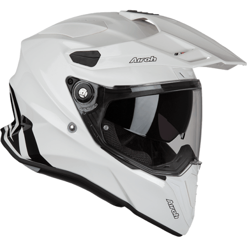 Casco AIROH COMMANDER COLOR WHITE GLOSS