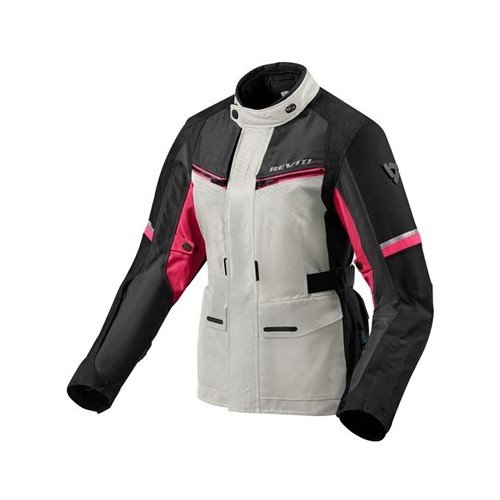 Giacca REV'IT OUTBACK 3 LADY ARGENTO/ROSSO