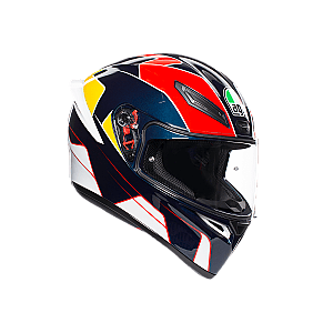 Casco AGV K1 MULTI PITLANE BLUE/RED/YELLOW