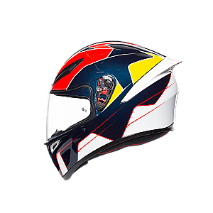 Casco AGV K1 MULTI PITLANE BLUE/RED/YELLOW