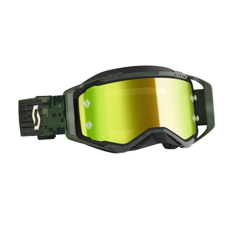 Occhiali SCOTT PROSPECT KAKI/GREEN YELLOW CHROME WORKS
