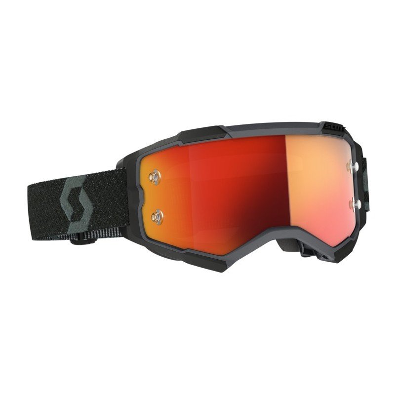 Occhiale SCOTT FURY BLACK/ORANGE CHROME WORKS