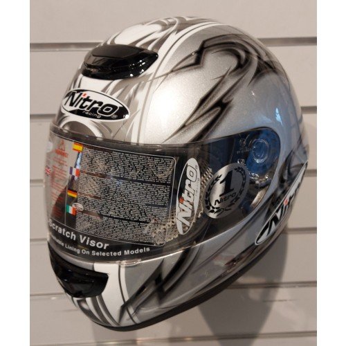 Casco NITRO N1430 VX SILVER/WHITE/SILVER TAGLIA 60-L