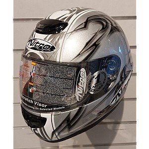 Casco NITRO N1430 VX SILVER/WHITE/SILVER TAGLIA 60-L