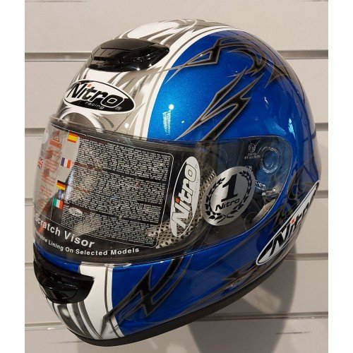 Casco NITRO N1430 VX BLUE/WHITE/BLUE TAGLIA 62-XL