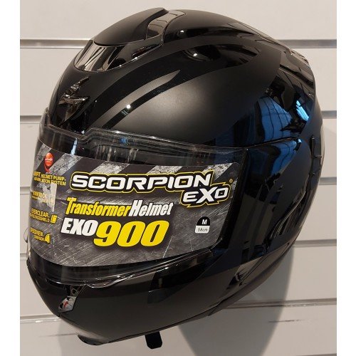 Casco SCORPION EXO 900 AIR VIRTUOSE NERO OPACO/LUCIDO TAGLIA 58-M