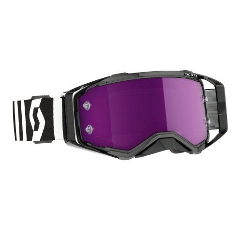 Occhiali SCOTT PROSPECT RACING BLACK/WHITE PURPLE CHROME WORKS