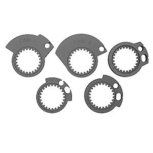 Manopole SCOTT SX II Lock On + Cam Set BLACK/RED