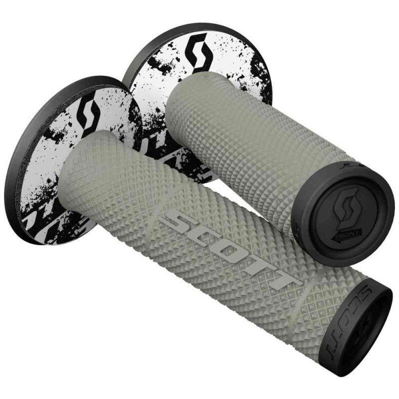 Manopole SCOTT SX II + donut GREY/BLACK