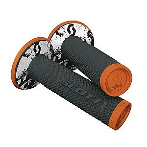 Manopole SCOTT SX II + donut ORANGE/BLACK