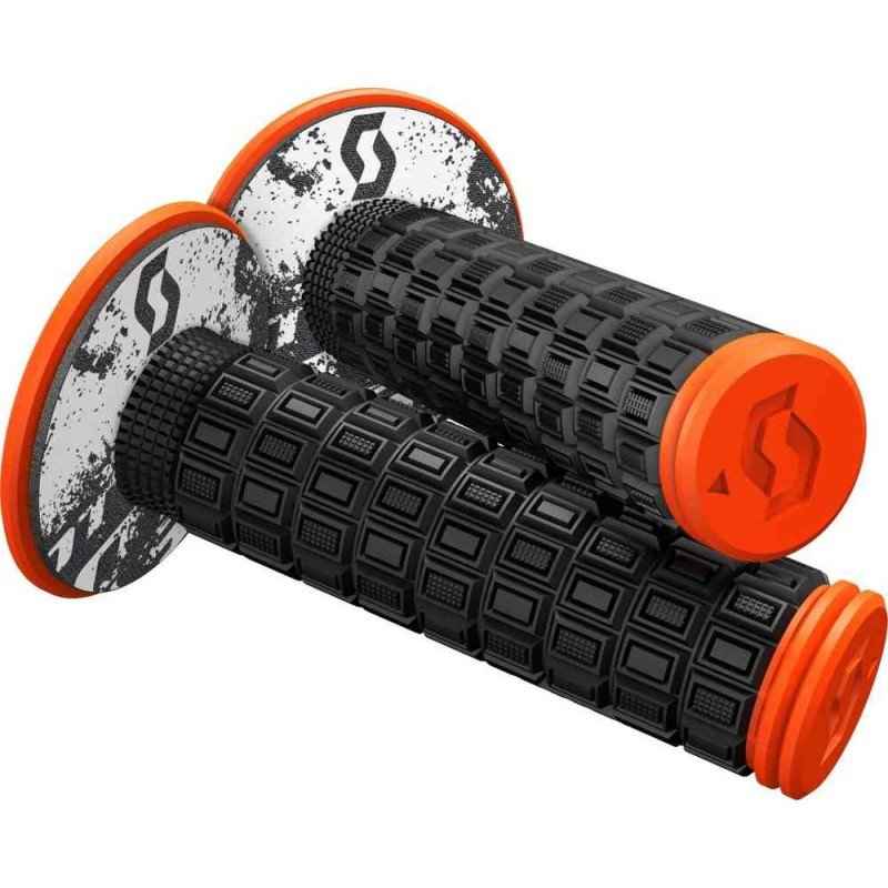 Manopole SCOTT MELLOW + donut BLACK/ORANGE