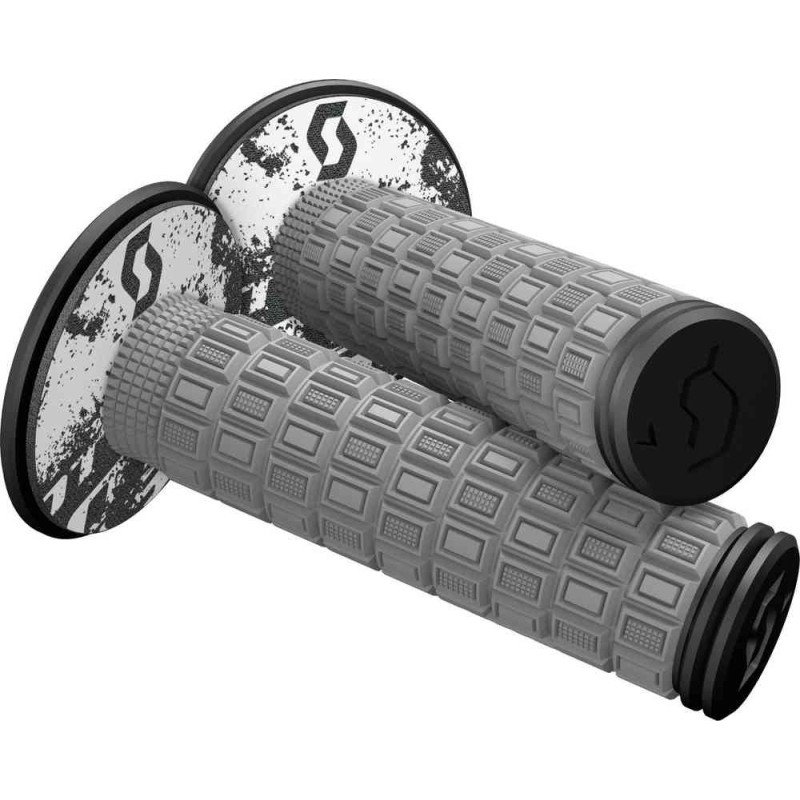 Manopole SCOTT MELLOW + donut GREY/BLACK