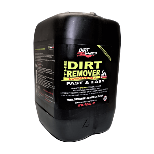 DIRTWHEELS THE DIRT REMOVER CONCENTRATO 5 Litri sgrassatore detergente per moto da fuoristrada